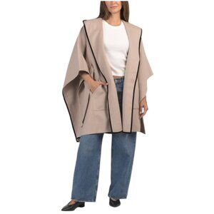 BELLE & BLOOM Wool Blend Need You Know Cape Coat